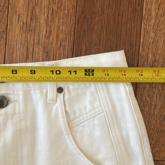 White Denim FRAME skirt - Picture 10 of 13